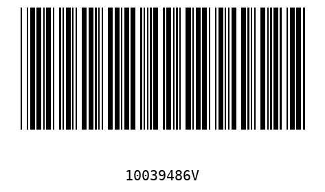 Barcode 10039486