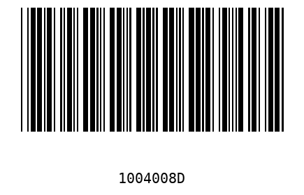 Barcode 1004008