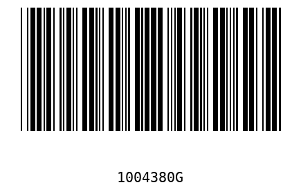 Barcode 1004380