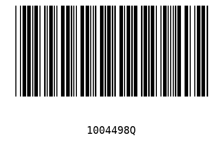 Barcode 1004498