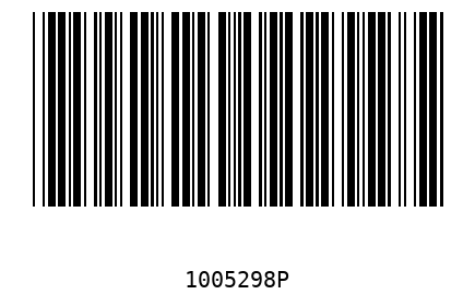 Barcode 1005298
