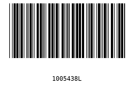 Barra Código 1005438