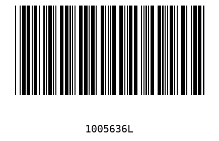Barcode 1005636