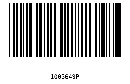Barcode 1005649
