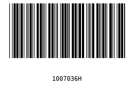Barcode 1007036