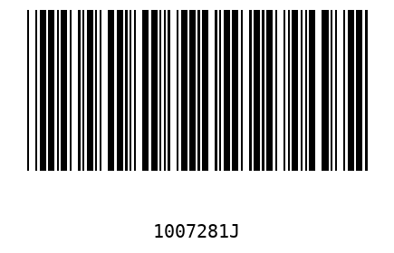 Barcode 1007281