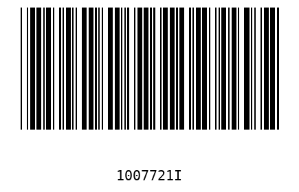 Barcode 1007721