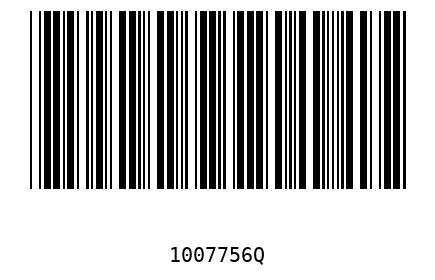 Barcode 1007756