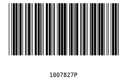 Barcode 1007827