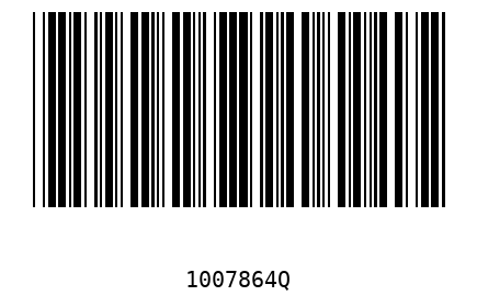 Barcode 1007864