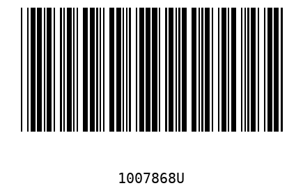 Barcode 1007868