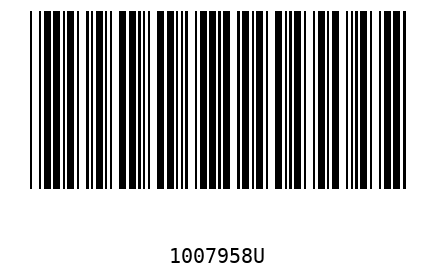 Barcode 1007958