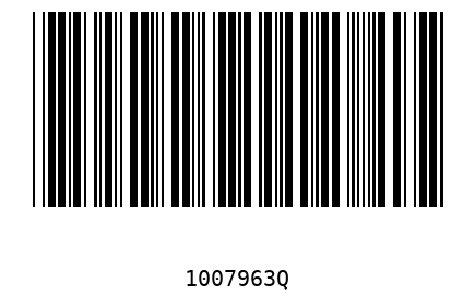Barcode 1007963