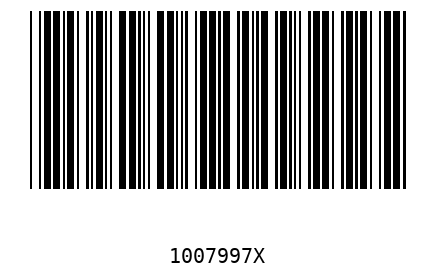 Barcode 1007997