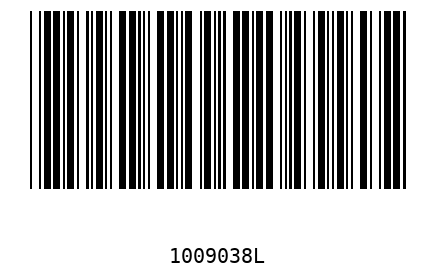 Barcode 1009038