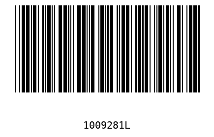 Barra Código 1009281