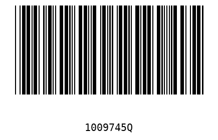 Barcode 1009745