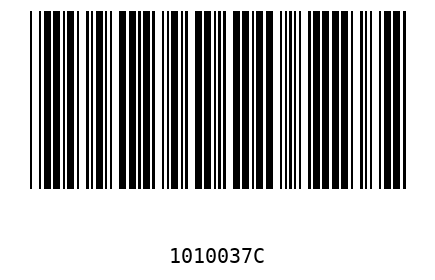 Barcode 1010037
