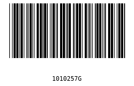 Barcode 1010257