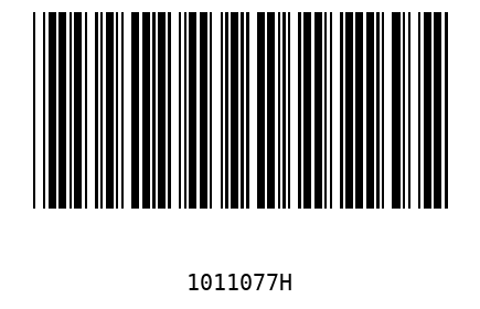 Barcode 1011077