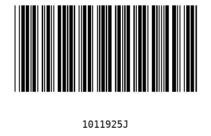Barcode 1011925