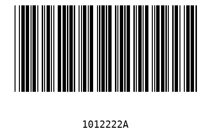 Barcode 1012222