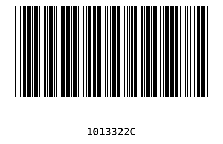 Barcode 1013322