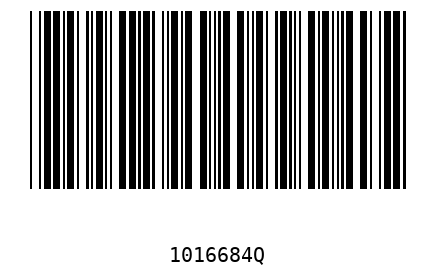 Barcode 1016684