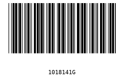 Barcode 1018141