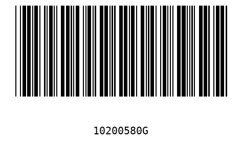 Barcode 10200580