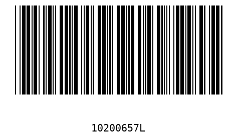 Barcode 10200657