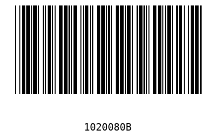 Barcode 1020080
