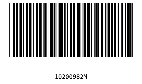 Barcode 10200982