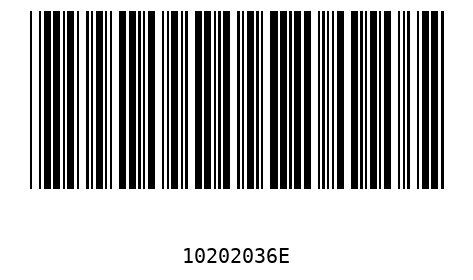Barcode 10202036