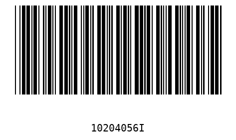 Barcode 10204056