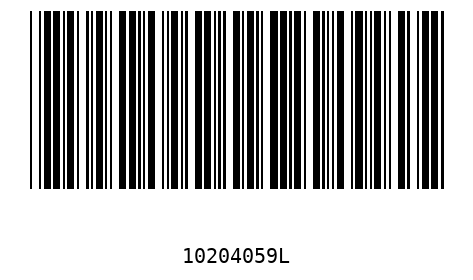 Barcode 10204059