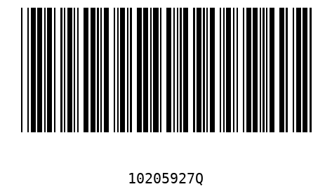 Barcode 10205927