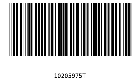 Barcode 10205975