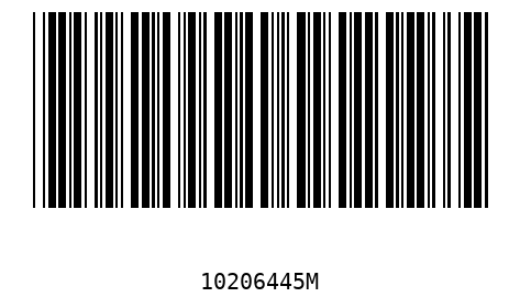Barcode 10206445