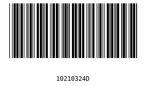 Barcode 10210324