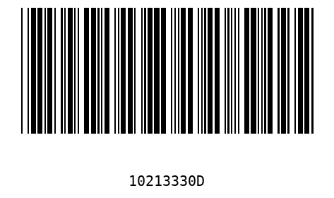 Barcode 10213330