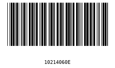 Barcode 10214060