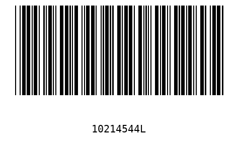 Barcode 10214544