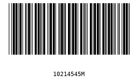 Barcode 10214545