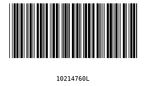 Barcode 10214760