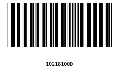 Barcode 10218100