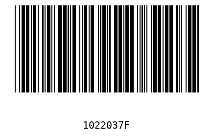 Barcode 1022037