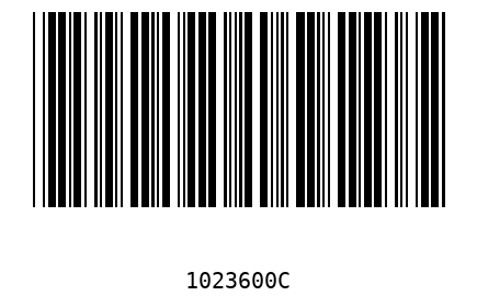 Barra Código 1023600