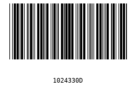 Barcode 1024330