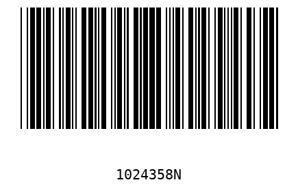 Barcode 1024358